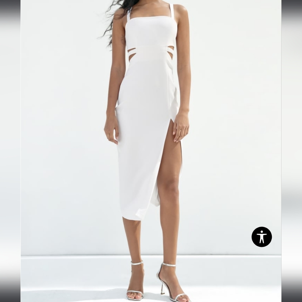 Zara cutout dress
